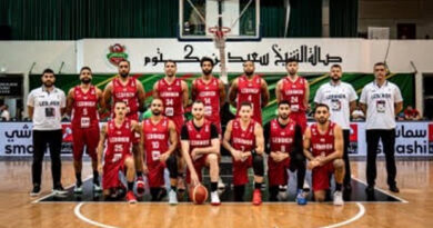 سلة: لبنان أسقط نظيره الاماراتي(99-77 ) بفارق  22 نقطة   وفوزه الاثنين على سوريا يؤهله الى نهائيات كأس آسيا باكراً